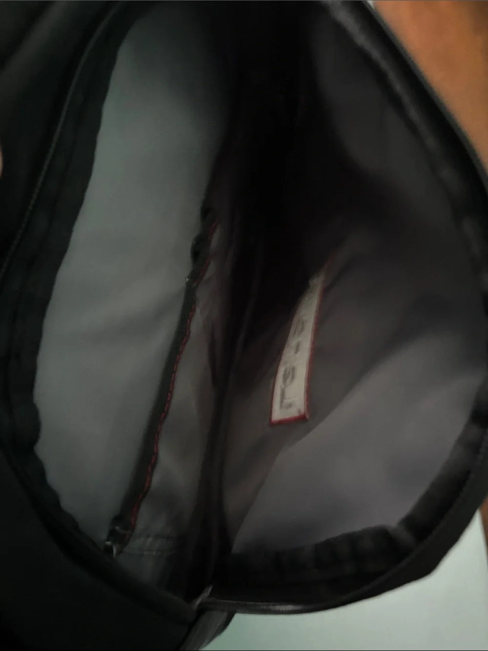 Lenovo Black Backpack with Red Logo - Men's Laptop Bag